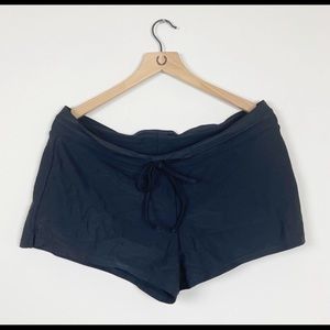 Kona Sol Black Swim Shorts Swimsuit NWT